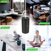 Wireless Car Bukhoor Bakhoor Rechargeable Electric Portable Bakhoor burner Car Electric Backflow Incense Burner Portable USB Rechargeable Smart Electronic Backflow Incense Burner Arabic Burner for Home Use  USB Type-C Power Charging